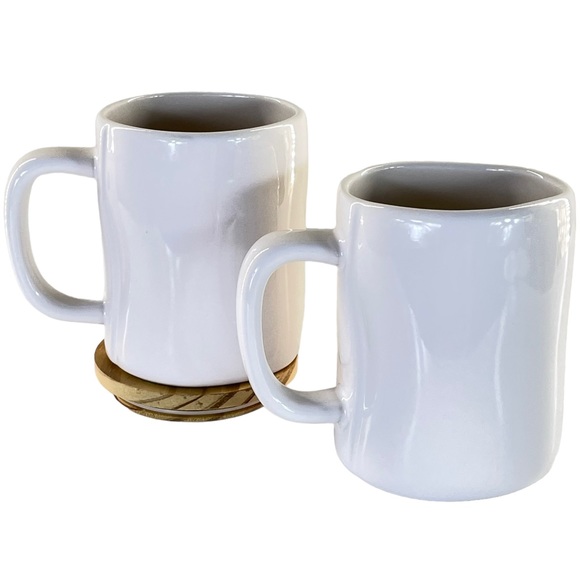 Rae Dunn Artisan Collection Set of 2 Naughty & Nice Christmas Coffee Mugs - Picture 3 of 5